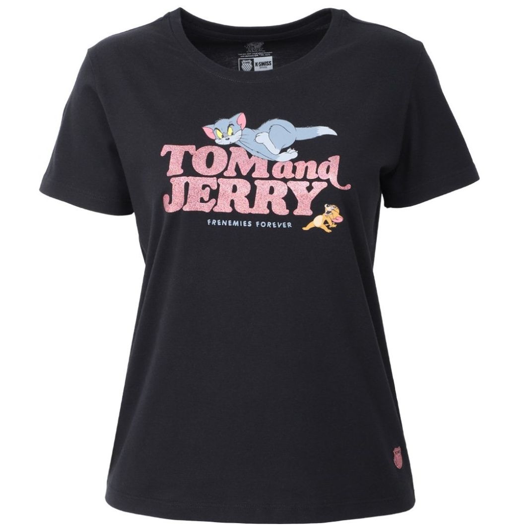 Playera con Diseño Kswiss Cuello Redondo para Mujer