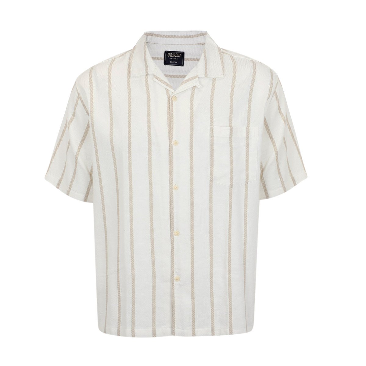 Camisa Maquinilla Jeanious Manga Corta para Hombre Plus