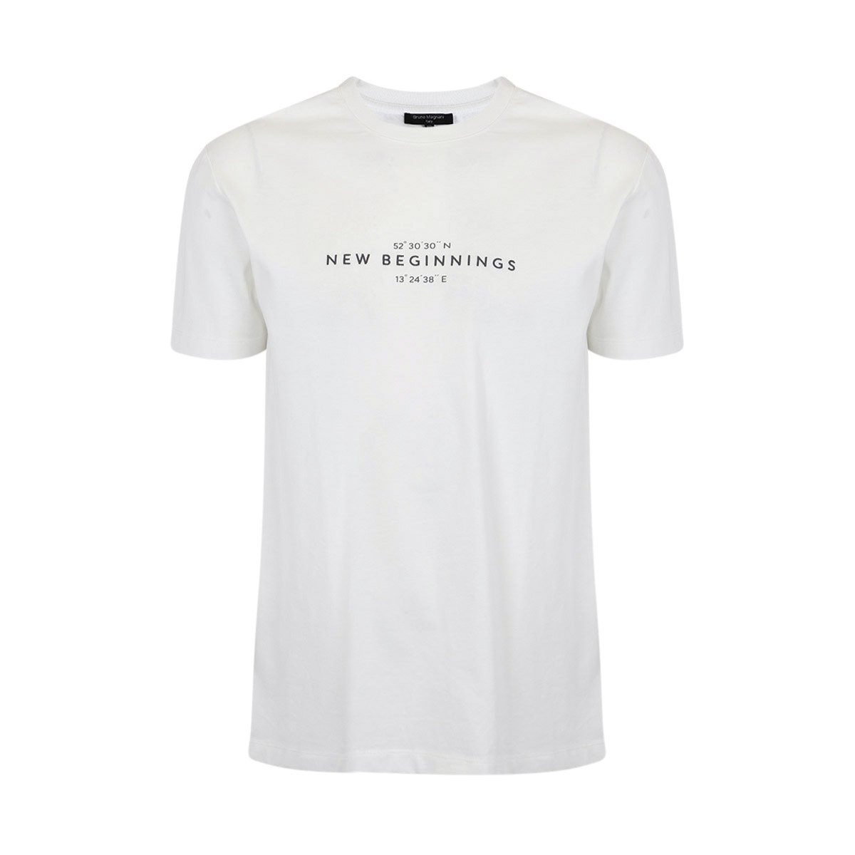 Playera con Gráfico Bruno Magnani Manga Corta para Hombre Plus