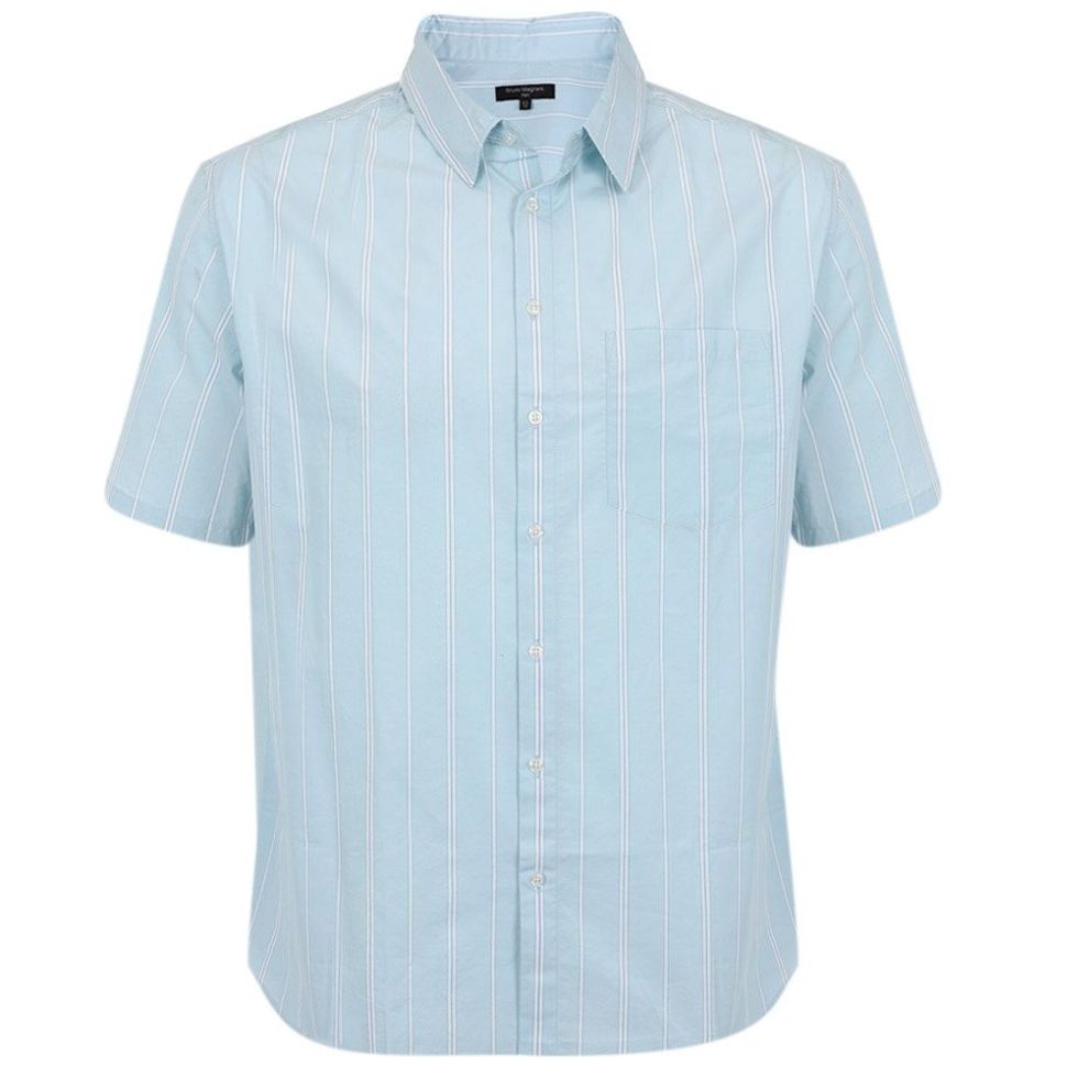 Camisa Bruno Magnani Manga Corta para Hombre Plus