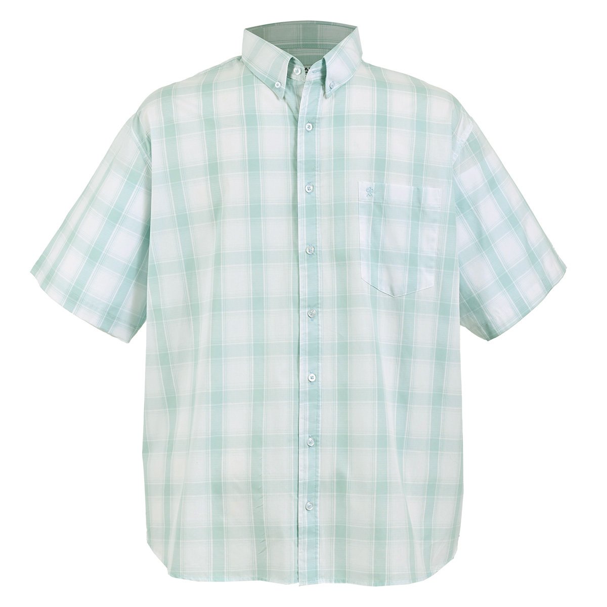 Camisa Cuadros Cavalatti Manga Corta para Hombre Plus