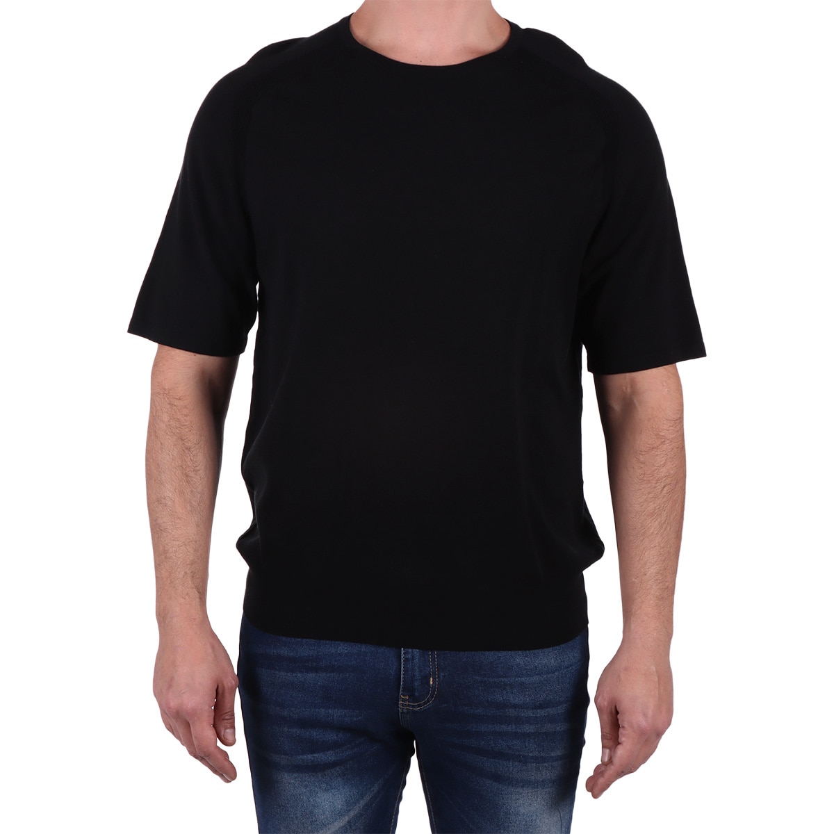 Playera Tejida Mangas Ranglán Bruno Magnani para Hombre