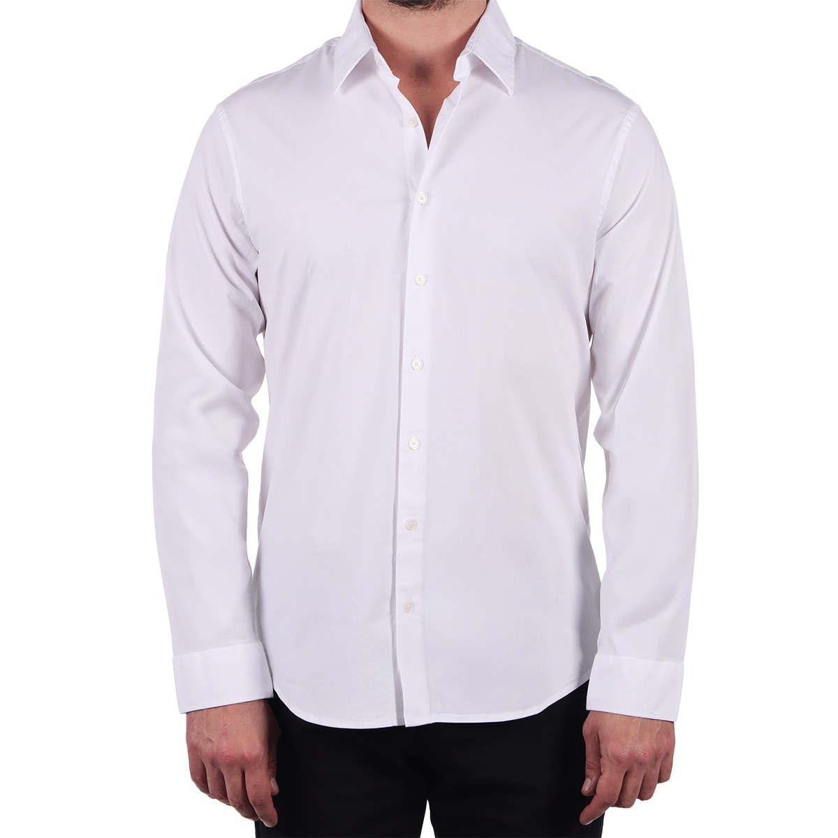 Camisa de Vestir Manga Larga Formal Bruno Magnani Hombre