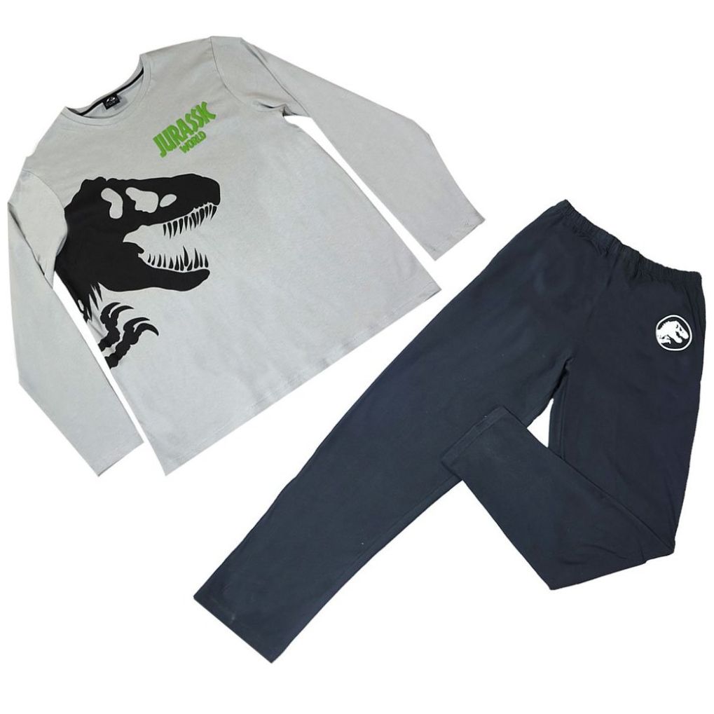 Pijama Caballero Playera Manga Larga con Pantalón