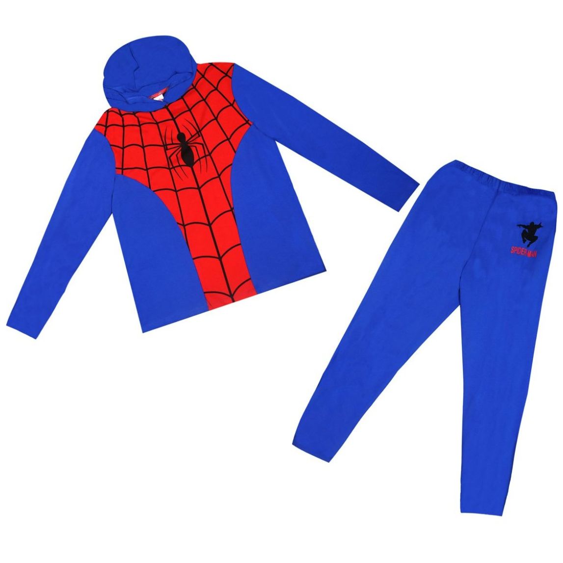Pijama de Playera y Pantalón con Diseño Spiderman para Hombre