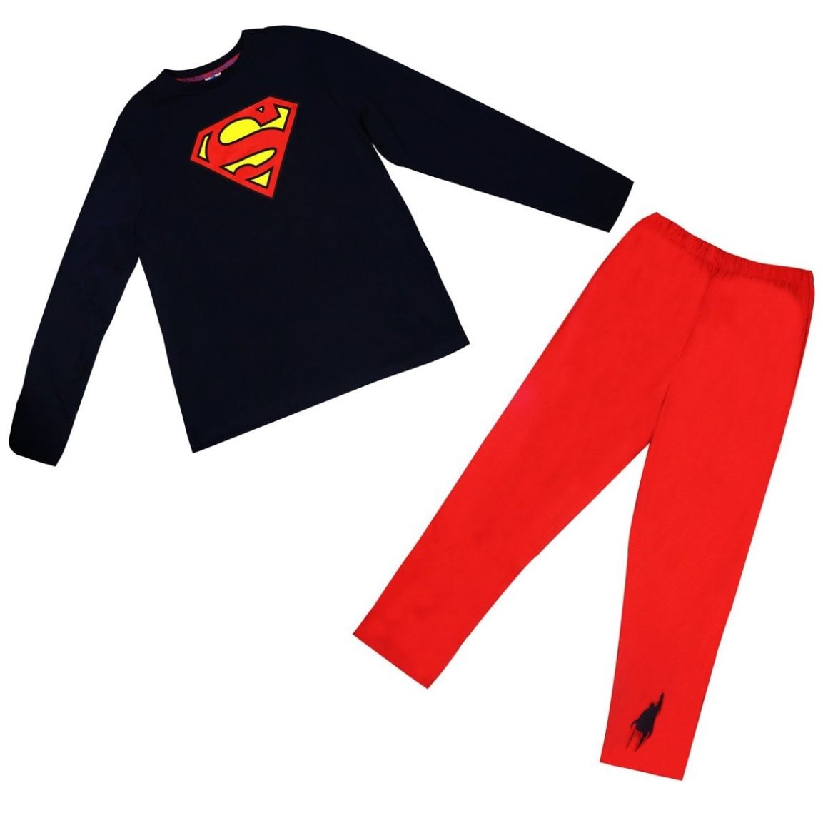 Pijama de Playera y Pantalón con Diseño Superman para Hombre