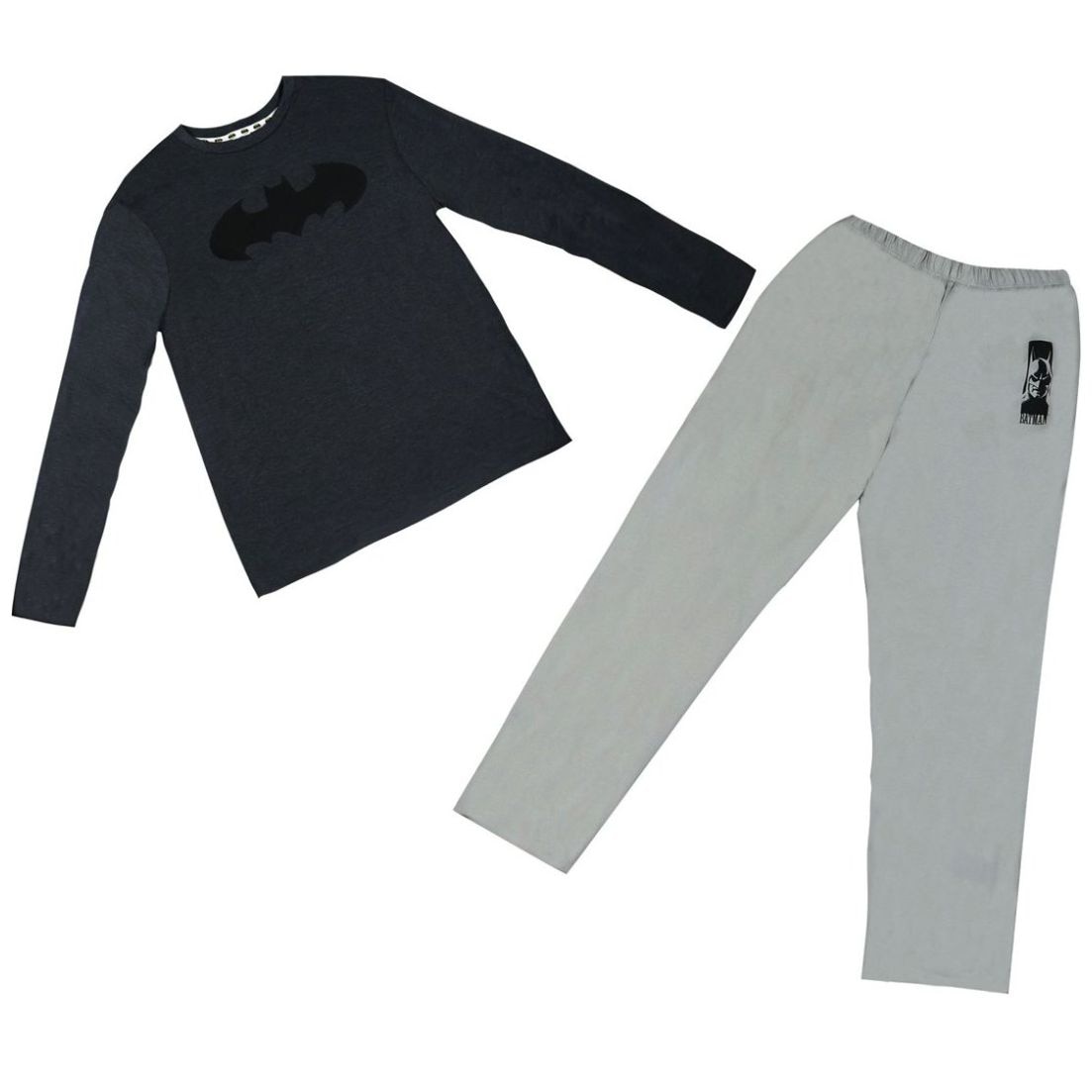 Pijama de Playera y Pantalón con Diseño Batman para Hombre