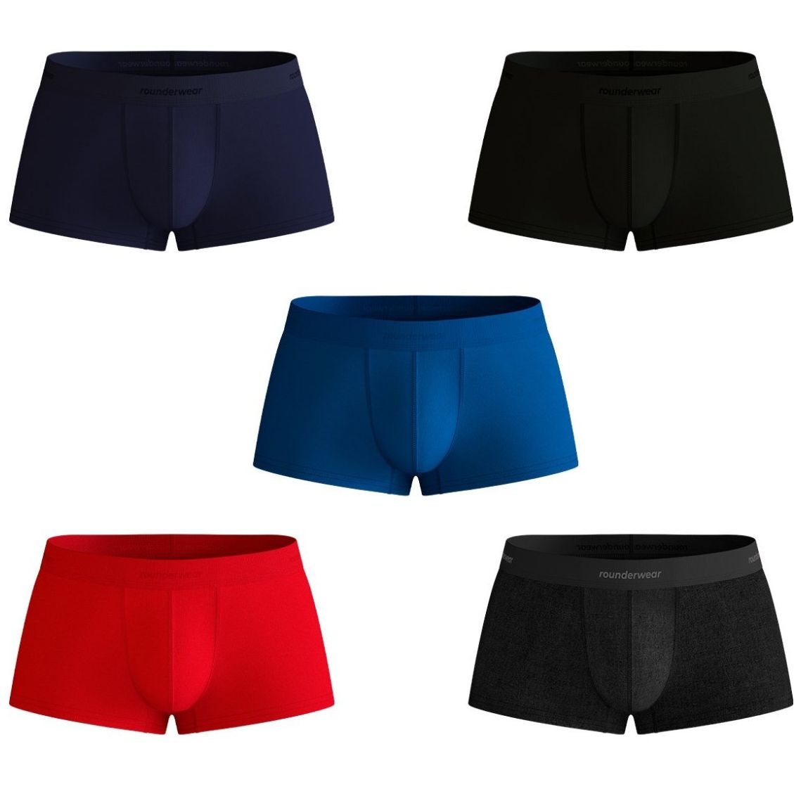 Boxer Trunk Rounderwear Rwc03-5Pack