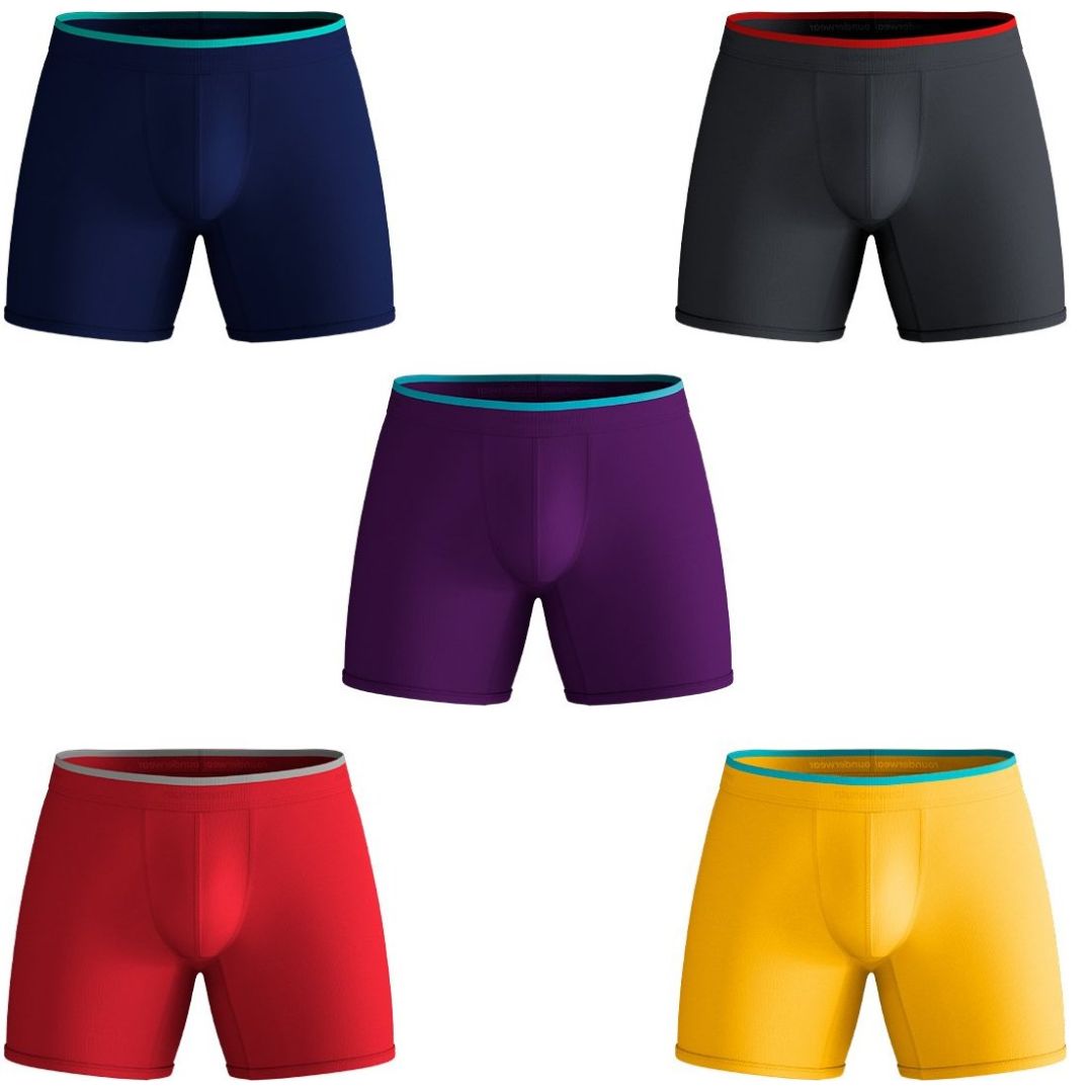 Boxer Brief Rounderwear Rwm01-5Pack