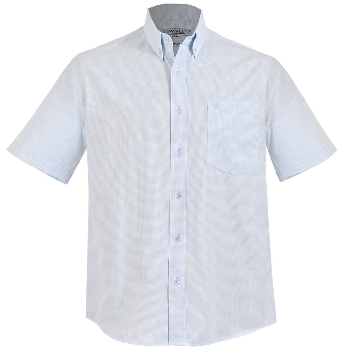 Camisa Casual Cavalatti Manga Corta para Hombre