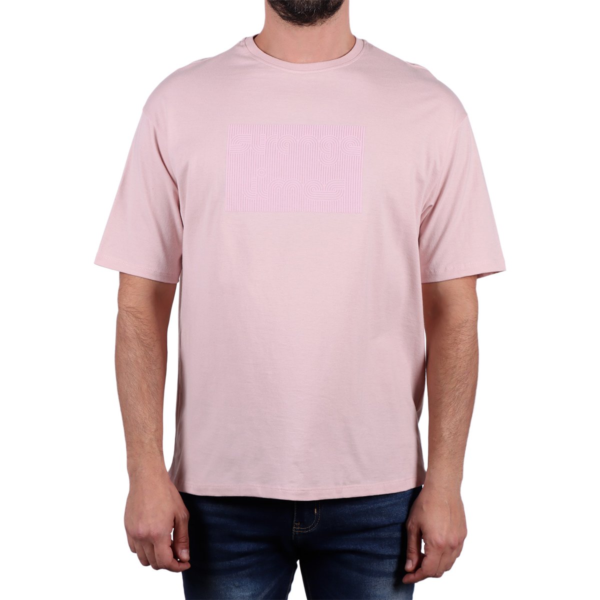 Playera Lisa Manga Corta Algodón Silver Plate para Hombre
