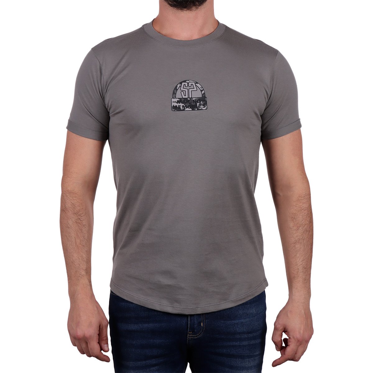 Playera Manga Corta Cuello Redondo Silver Plate para Hombre