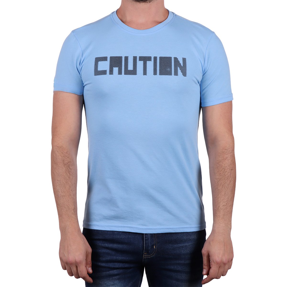 Playera Manga Corta Ajuste Cómodo Silver Plate para Hombre