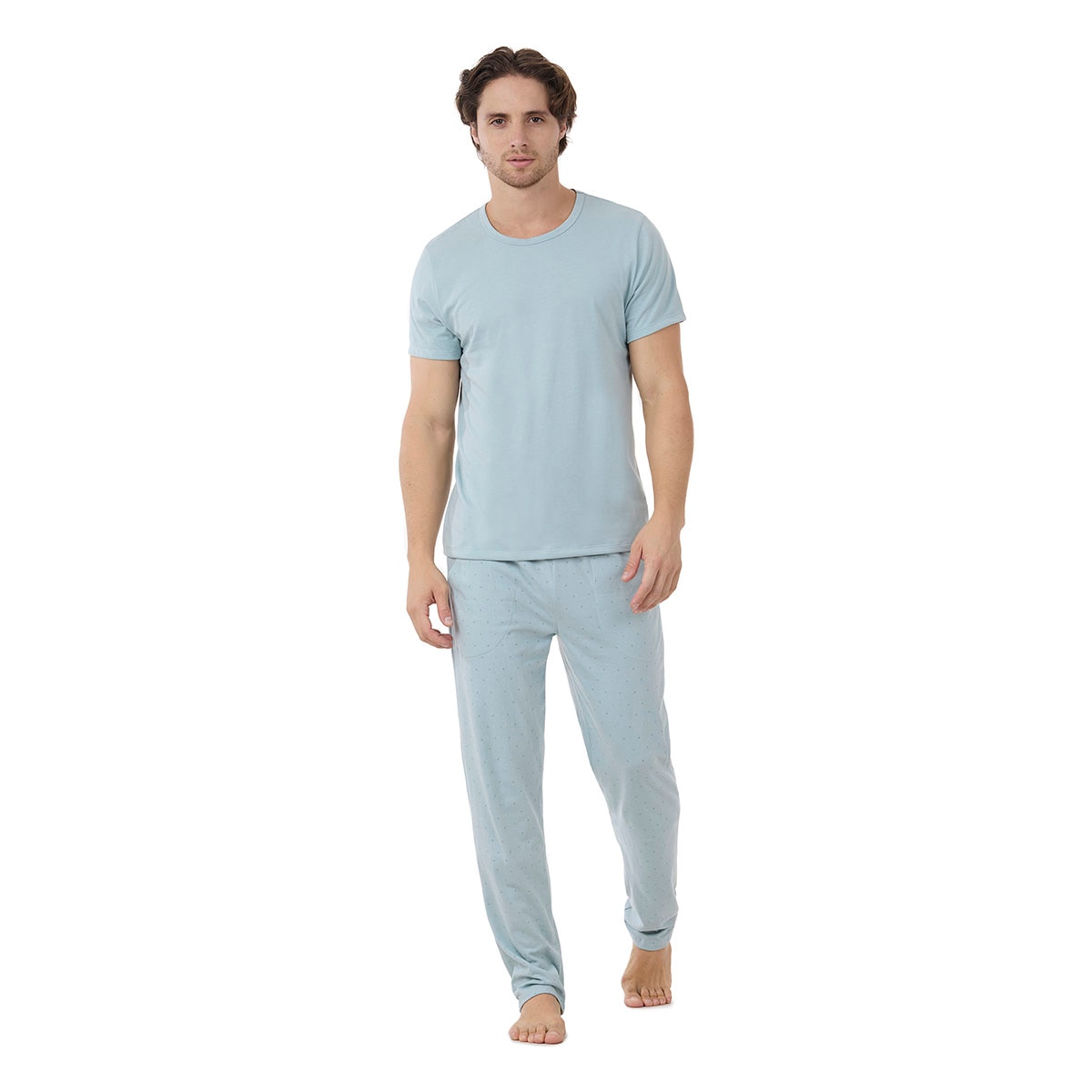 Pijama Set Essntal Pj Mc Pant Skiny para Hombre