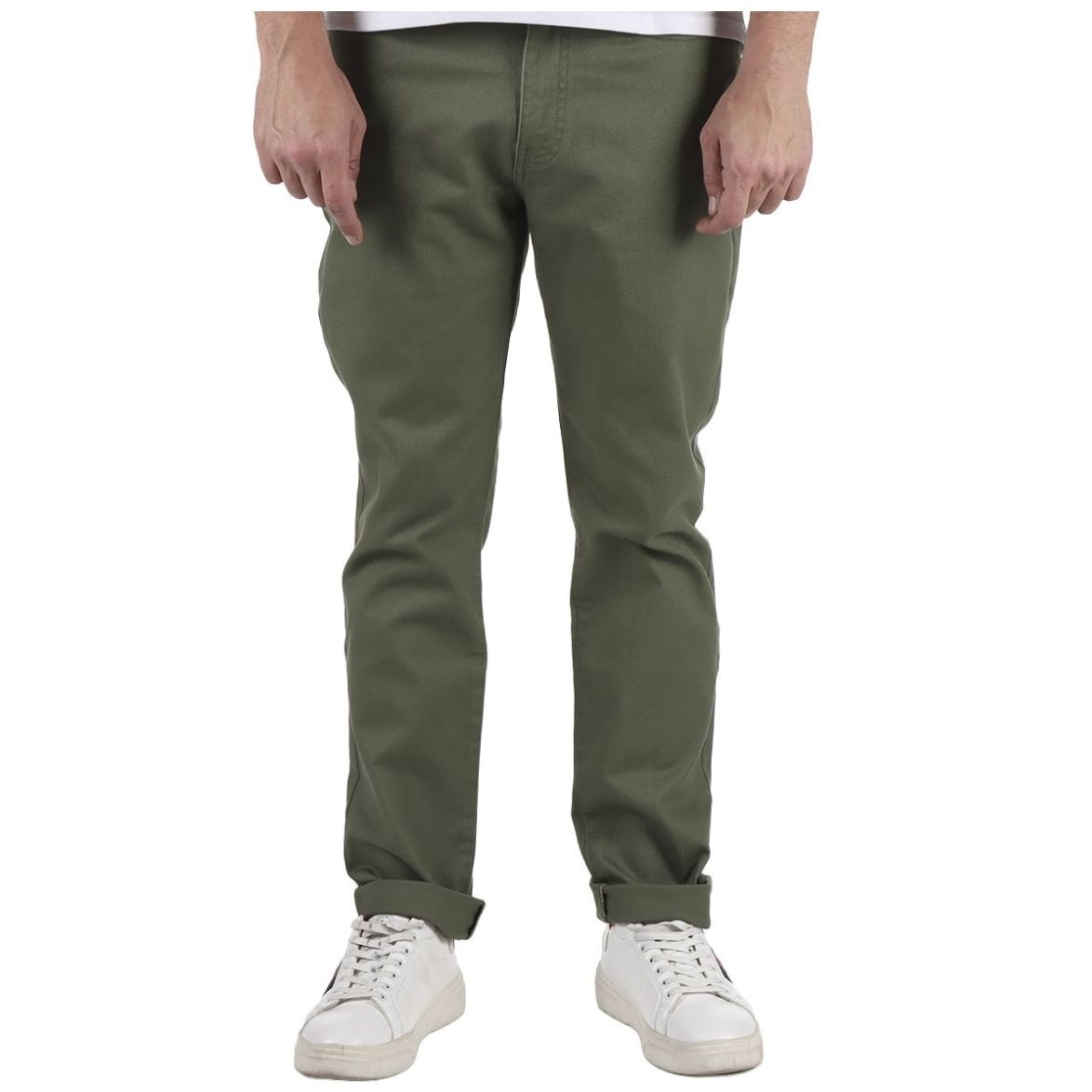 Pantalón con Bolsillos Algodón Elastano Casual J.opus Hombre