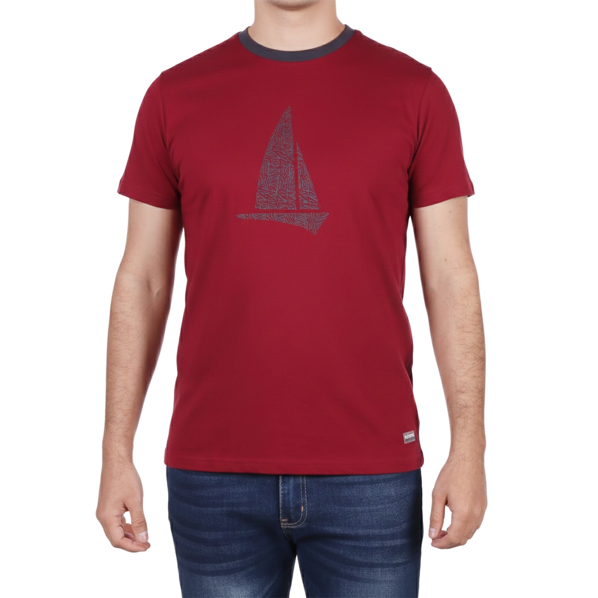 Playera Sport Manga Corta Velero Regatta para Hombre