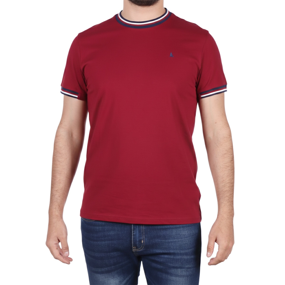 Playera Manga Corta Diseño Naútico Regatta para Hombre