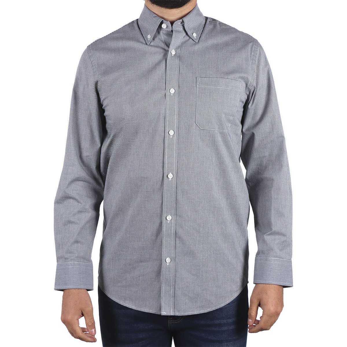 Camisa Cuadros Manga Carga Premium Comfort Haggar Hombre