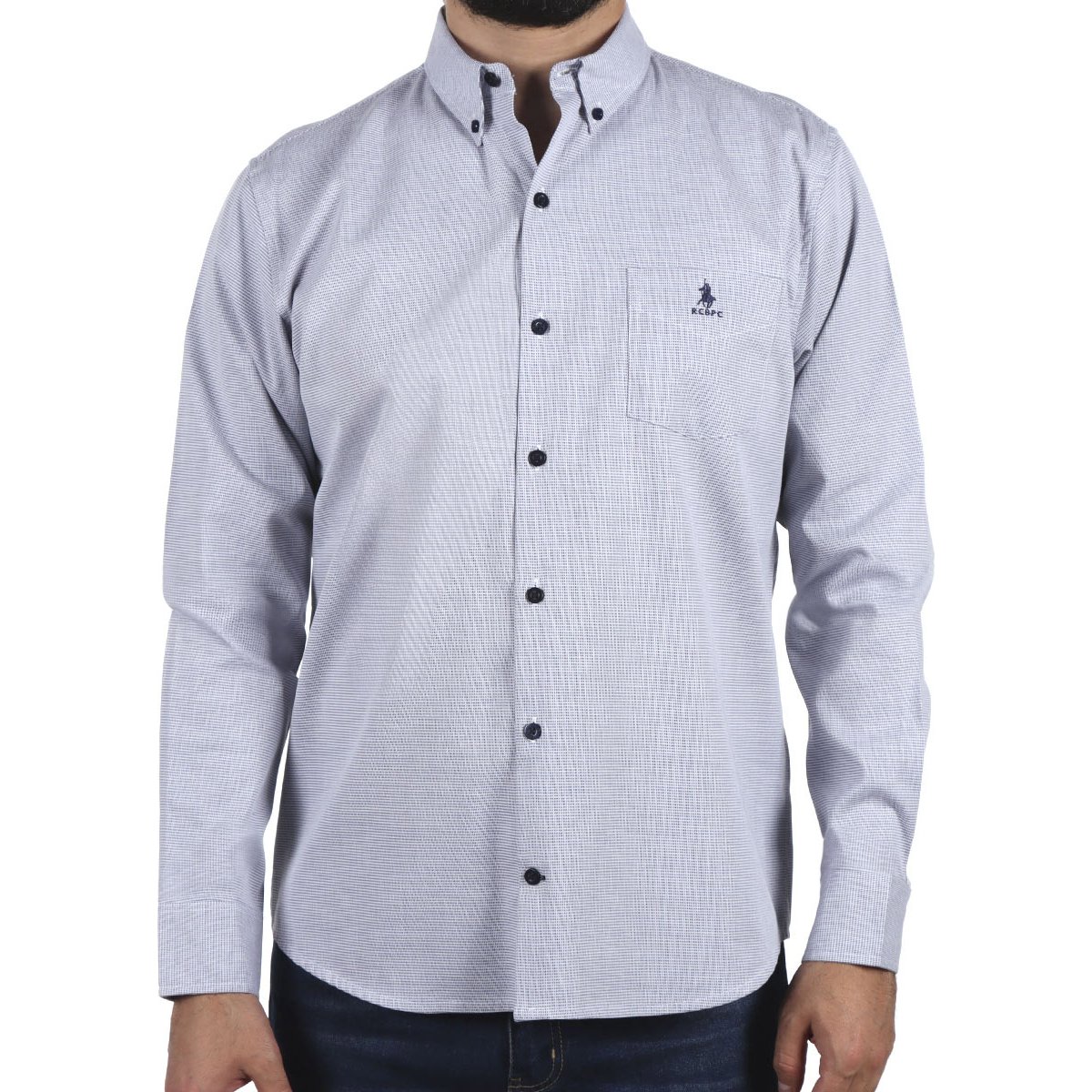 Camisa Manga Larga Polo Club para Hombre