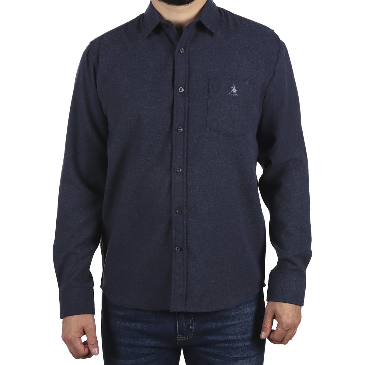 Camisa Manga Larga Casual Lisa Polo Club para Hombre