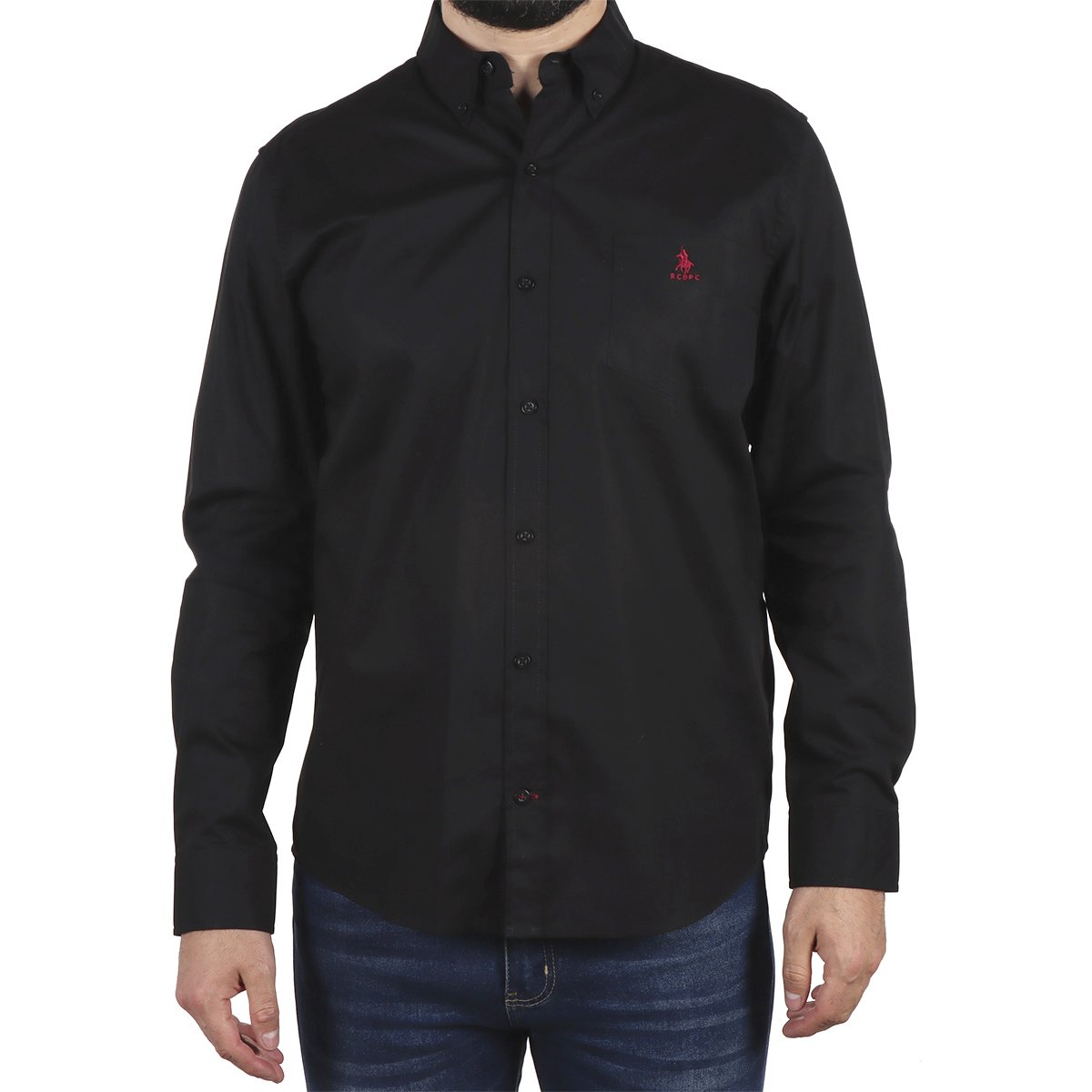 Camisa Manga Larga Casual Polo Club para Hombre