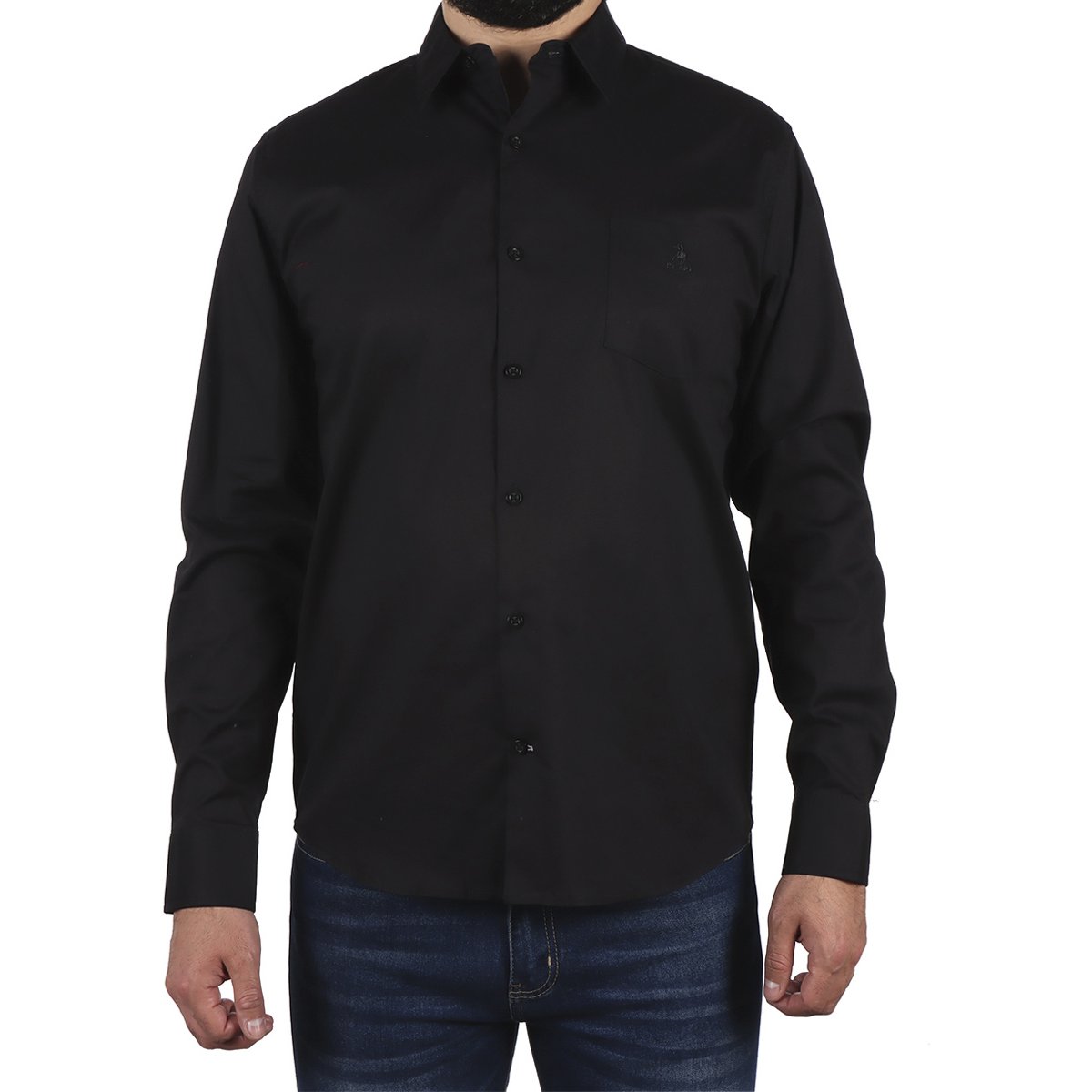 Camisa Stretch Manga Larga Casual Polo Club para Hombre