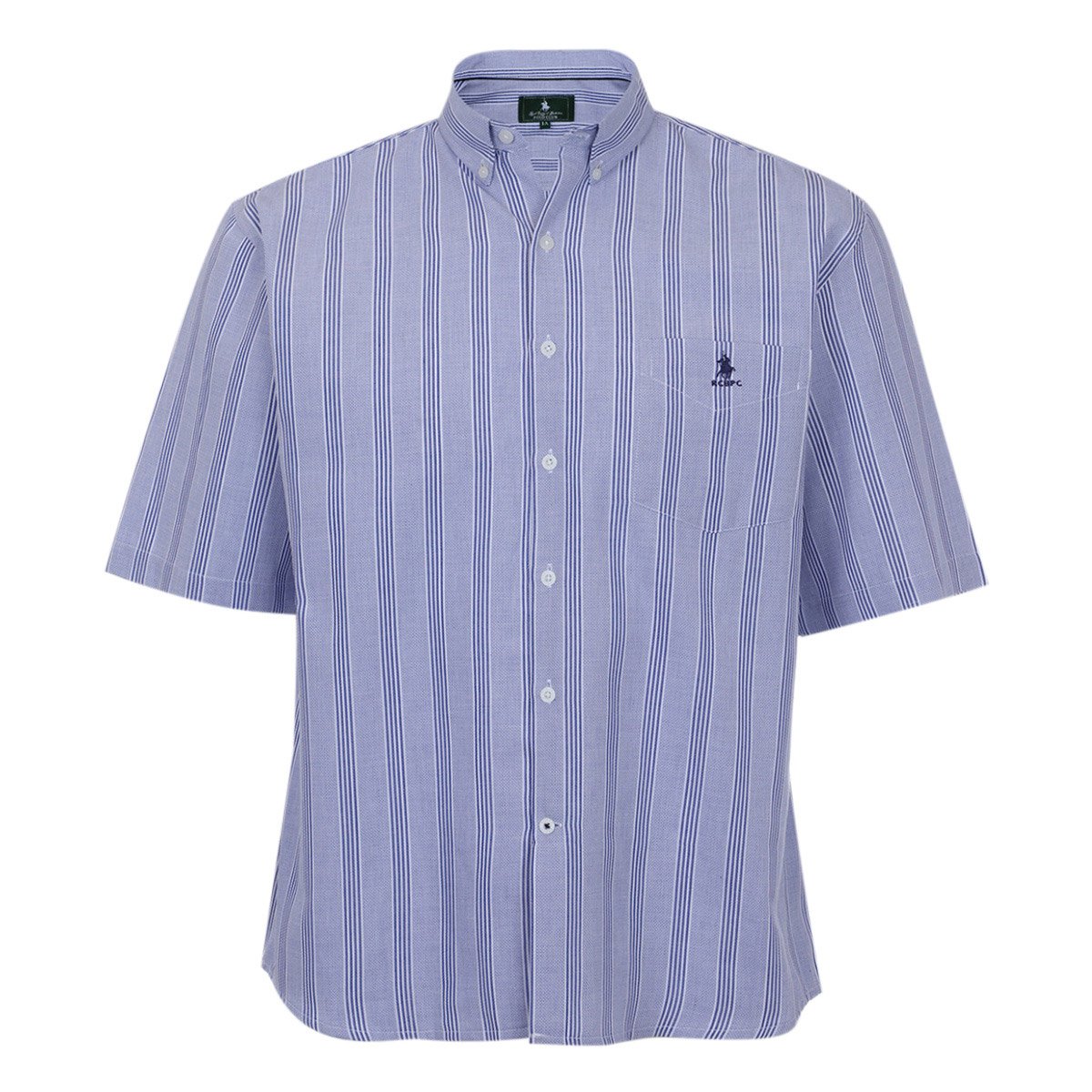 Camisa Mc Rayas Azul Polo Club Evr496