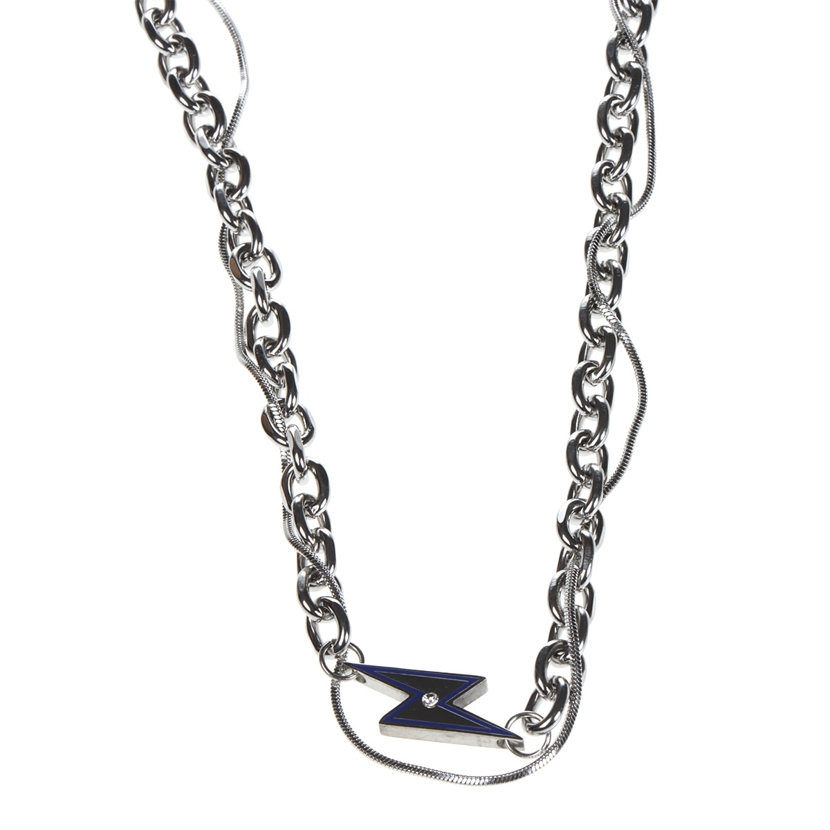 Collar Rayo Acero Inoxidable Moda Level 26 Hombre