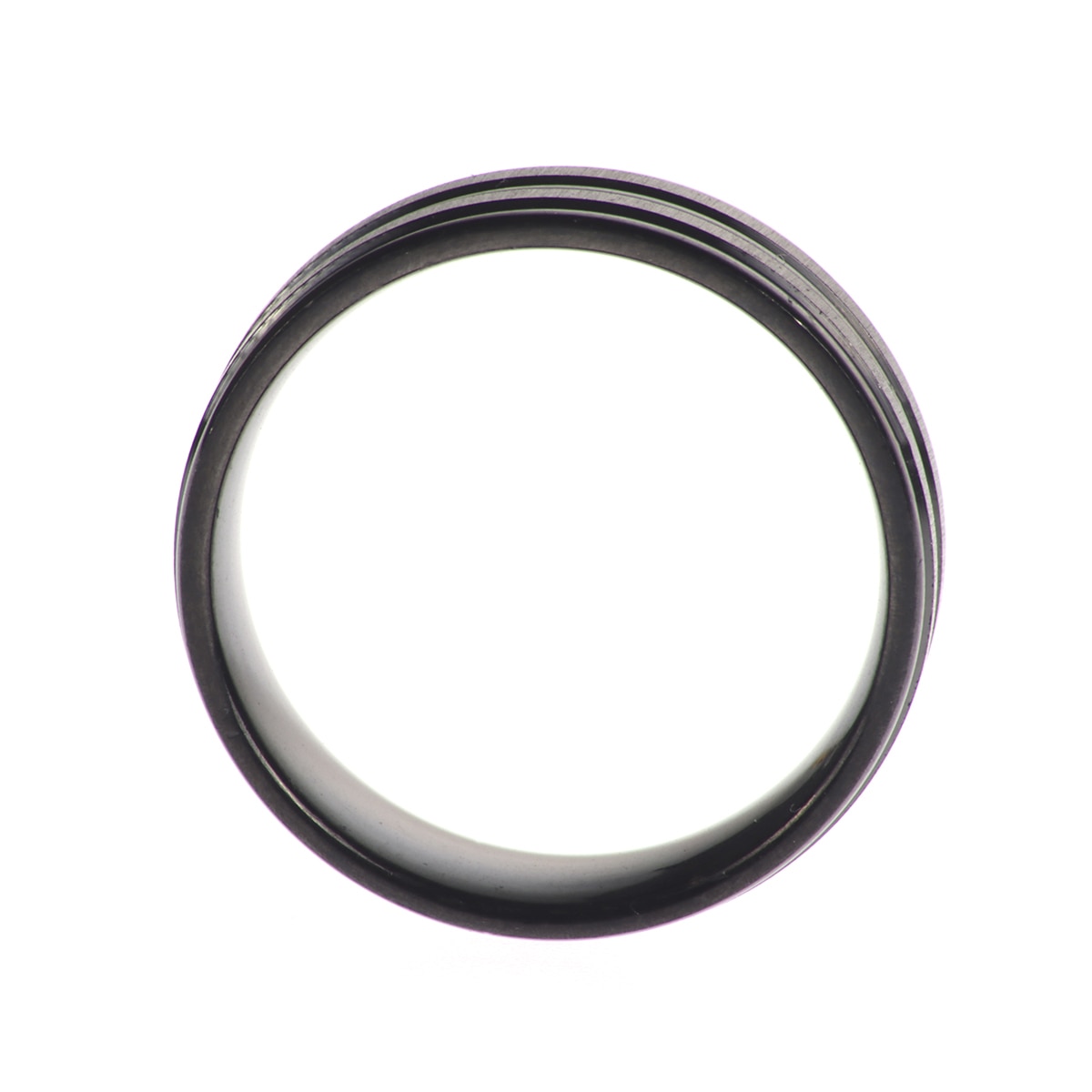Anillo con Líneas Acero Level 26 para Hombre
