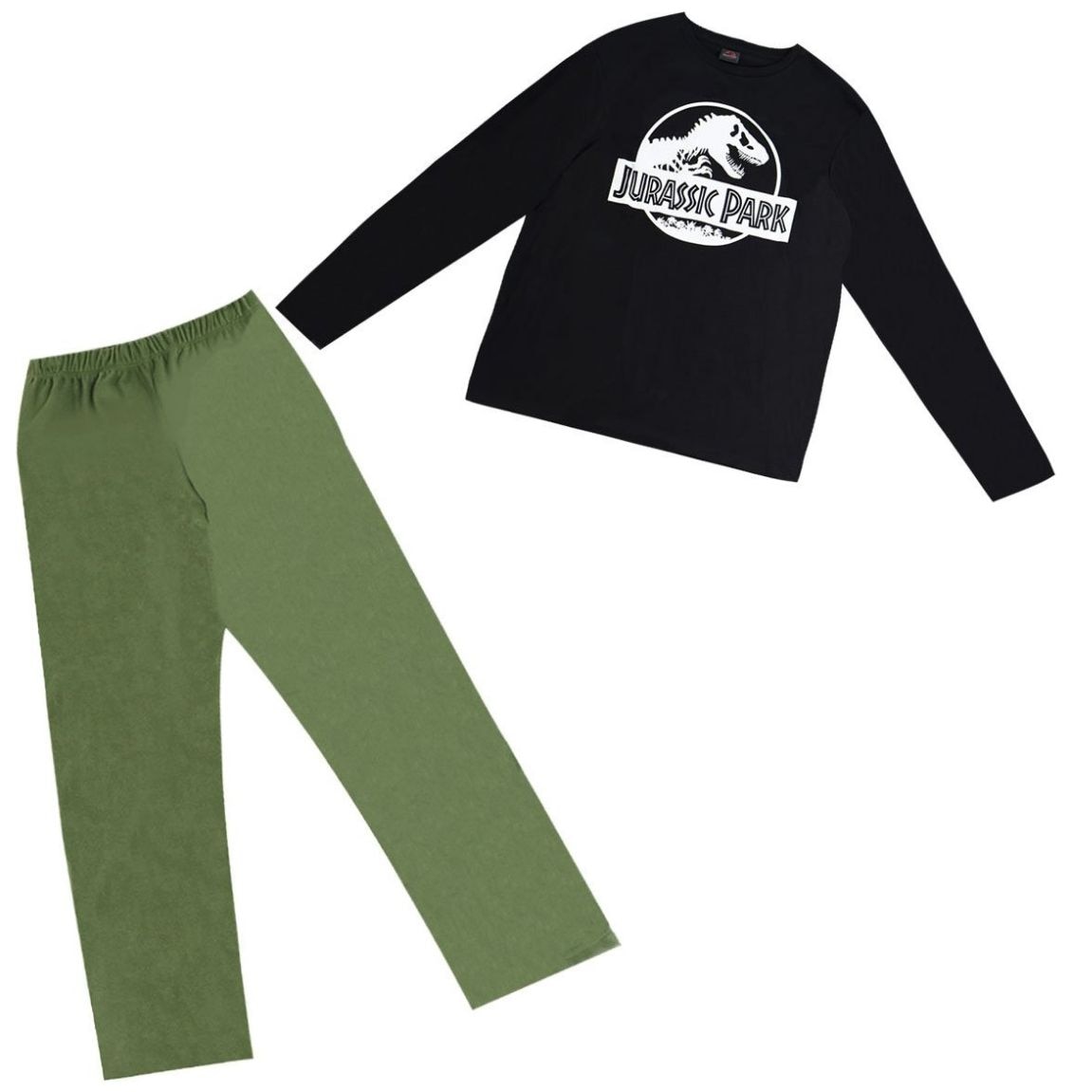 Pijama de Playera y Pantalón con Diseño Jurassic para Hombre