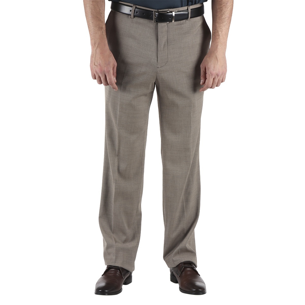 Pantalón de Vestir Regular Fit Sin Pinzas John Henry Hombre