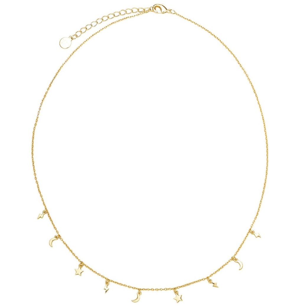 Collar Estrellas Y Lunas Dímelo con Amor