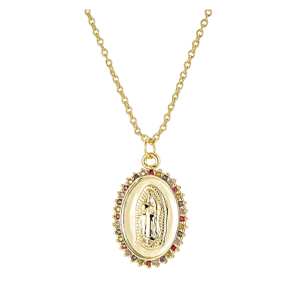 Collar Virgen de Guadalupe Dímelo con Amor