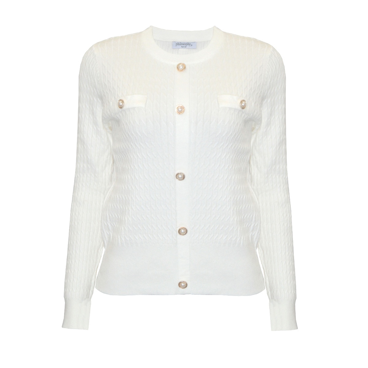 Suéter con Botones Philosophy Jr Petite para Mujer