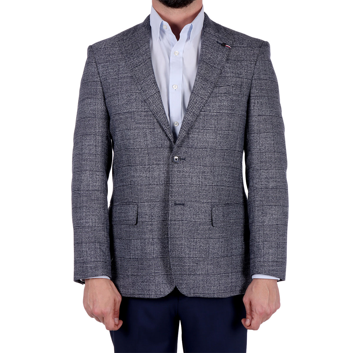 Saco Cuadros Modern Fit Formal Tommy Hilfiger Hombre