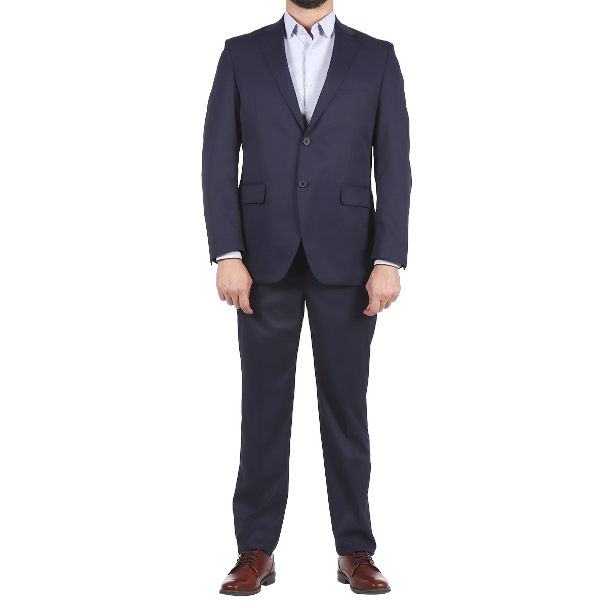 Traje Azul Moderno Poliéster Bruno Magnani para Hombre