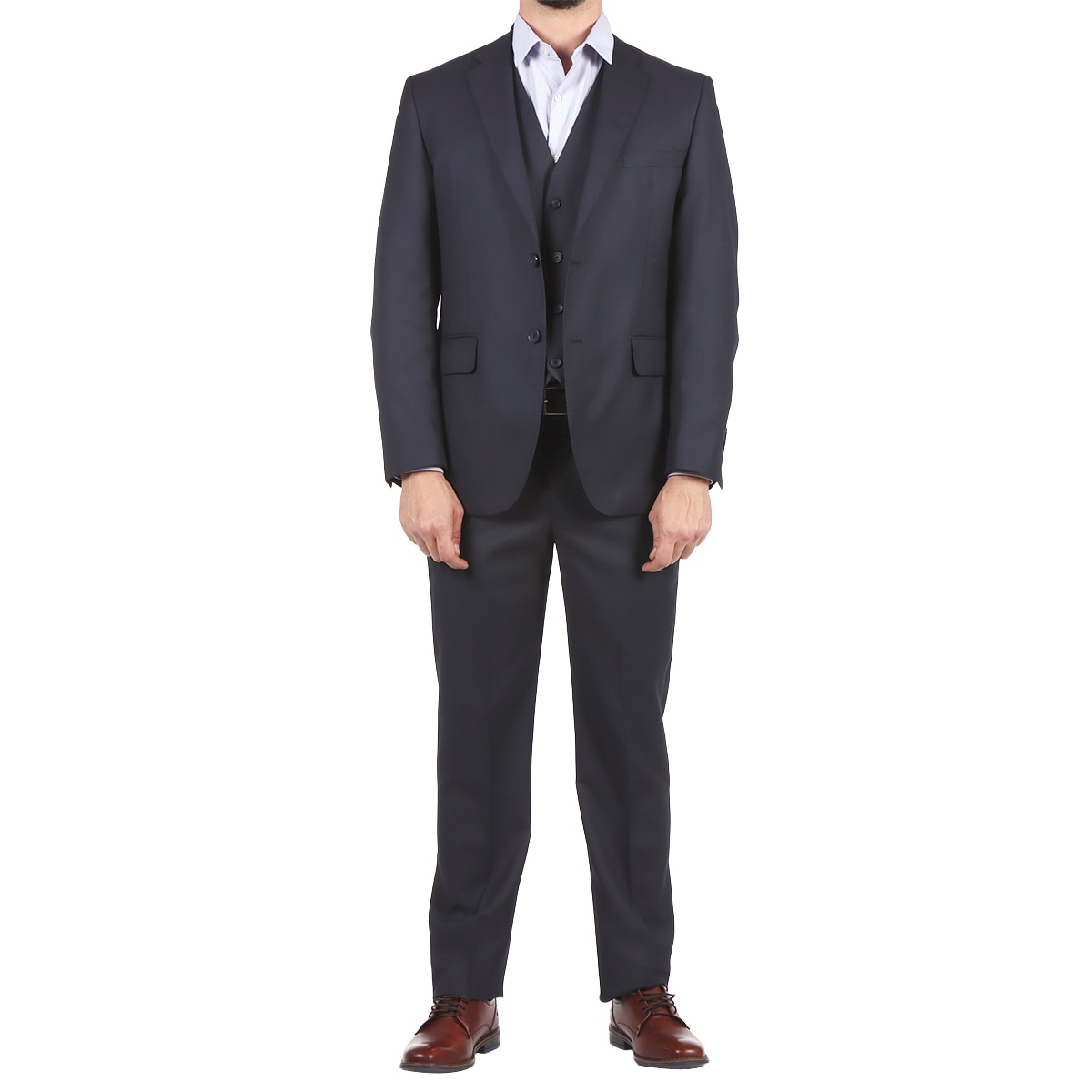 Traje Saco Pantalón Chaleco Bruno Magnani para Hombre