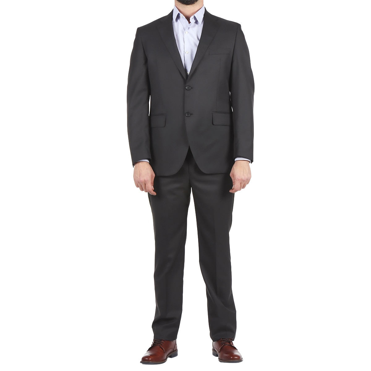 Traje Slim Fit Poliéster Viscosa Bruno Magnani para Hombre