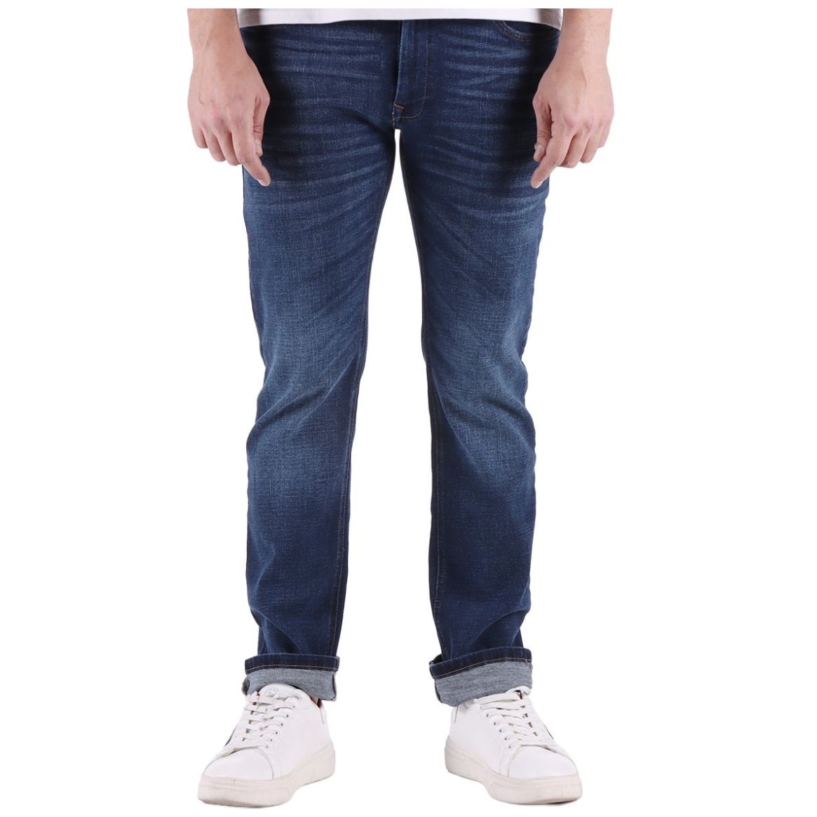 Jeans Clásicos Crotch Slim Silver Plate para Hombre