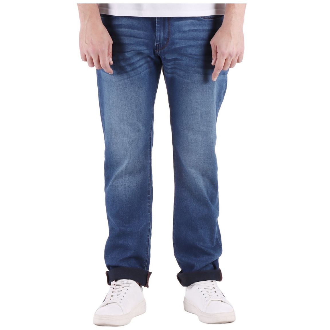Jeans Corte Recto Ajuste Regular Silver Plate para Hombre Jeans Moda Silver Plate 50063S