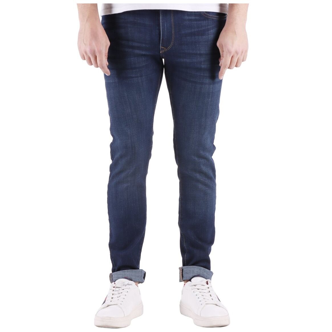 Jeans Corte Tapered Fit Silver Plate para Hombre