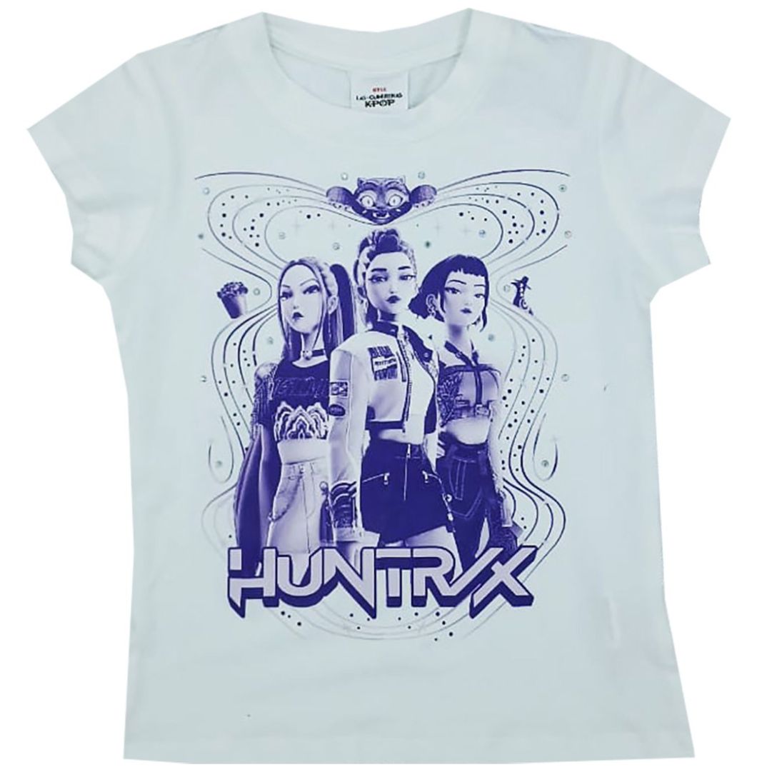 Playera Huntrix de Manga Corta Netflix K-Pop Demon Hunters