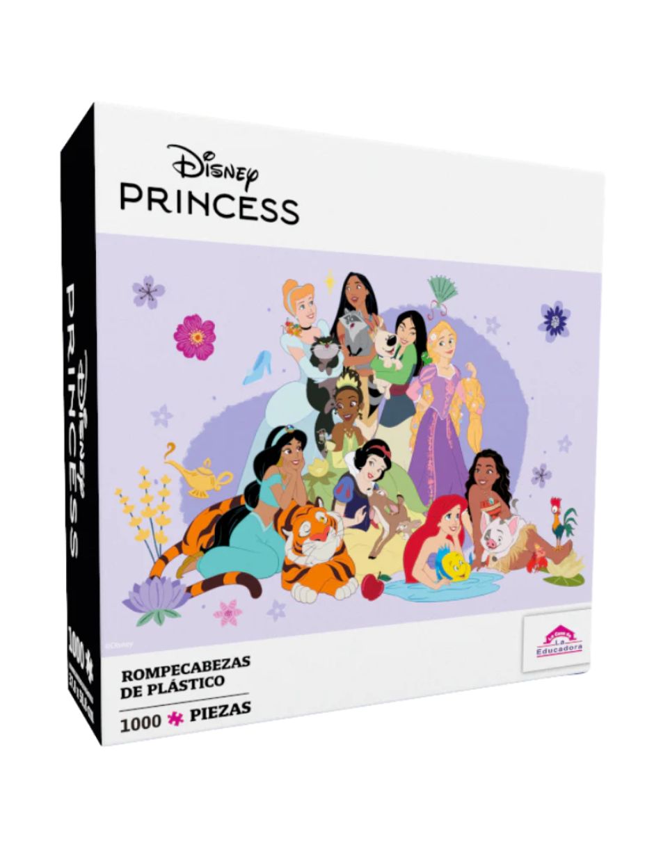 Rompecabezas Plástico 1000 Piezas Princesas Disney