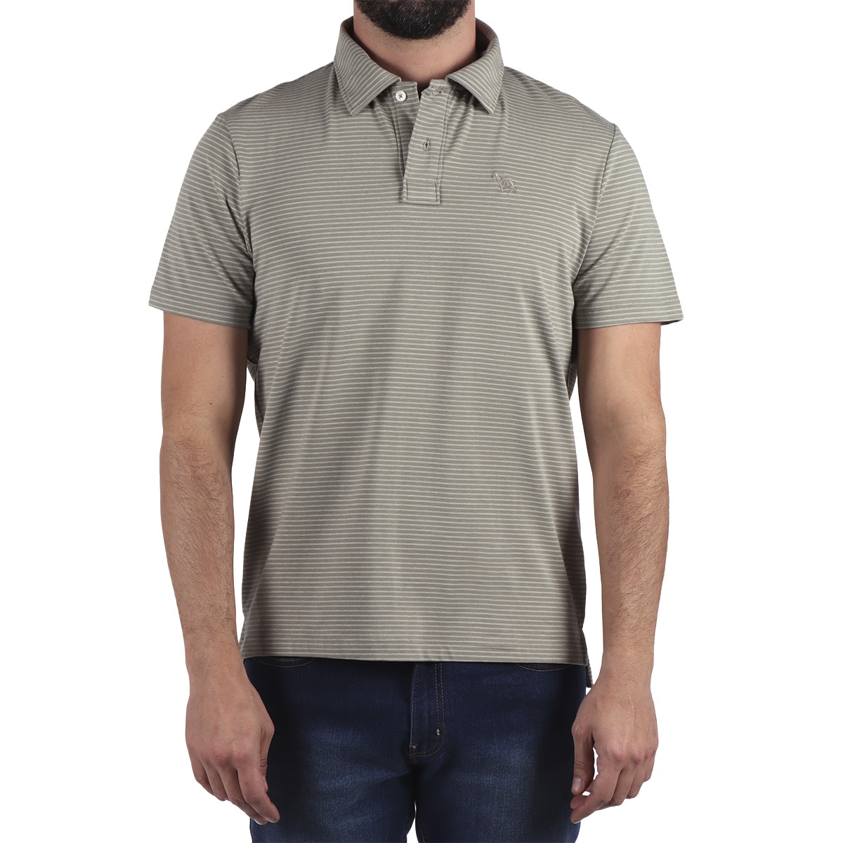 Playera Polo Rayas Horizontales Jeanious para Hombre