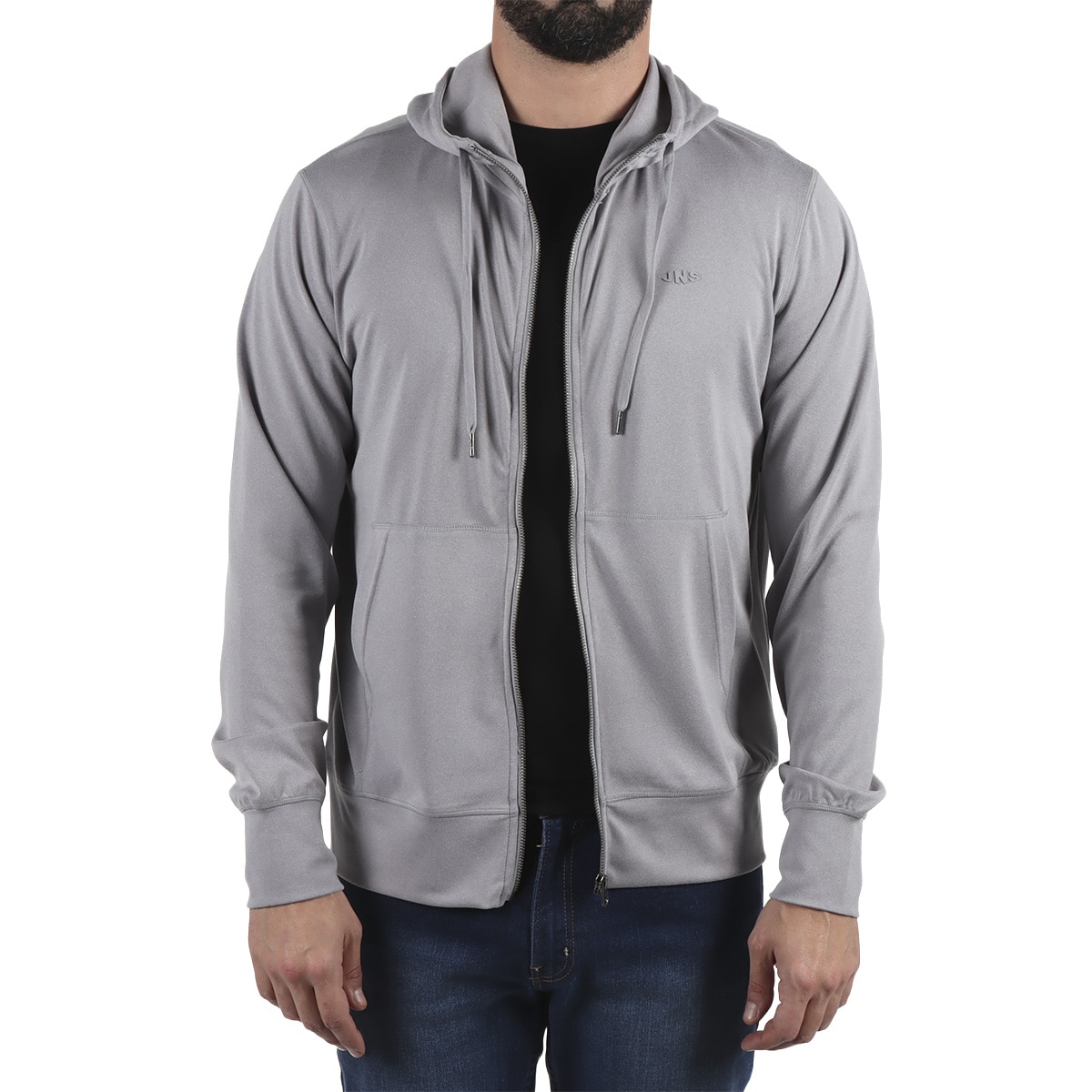 Sudadera con Capucha Cierre Frontal Jeanious para Hombre