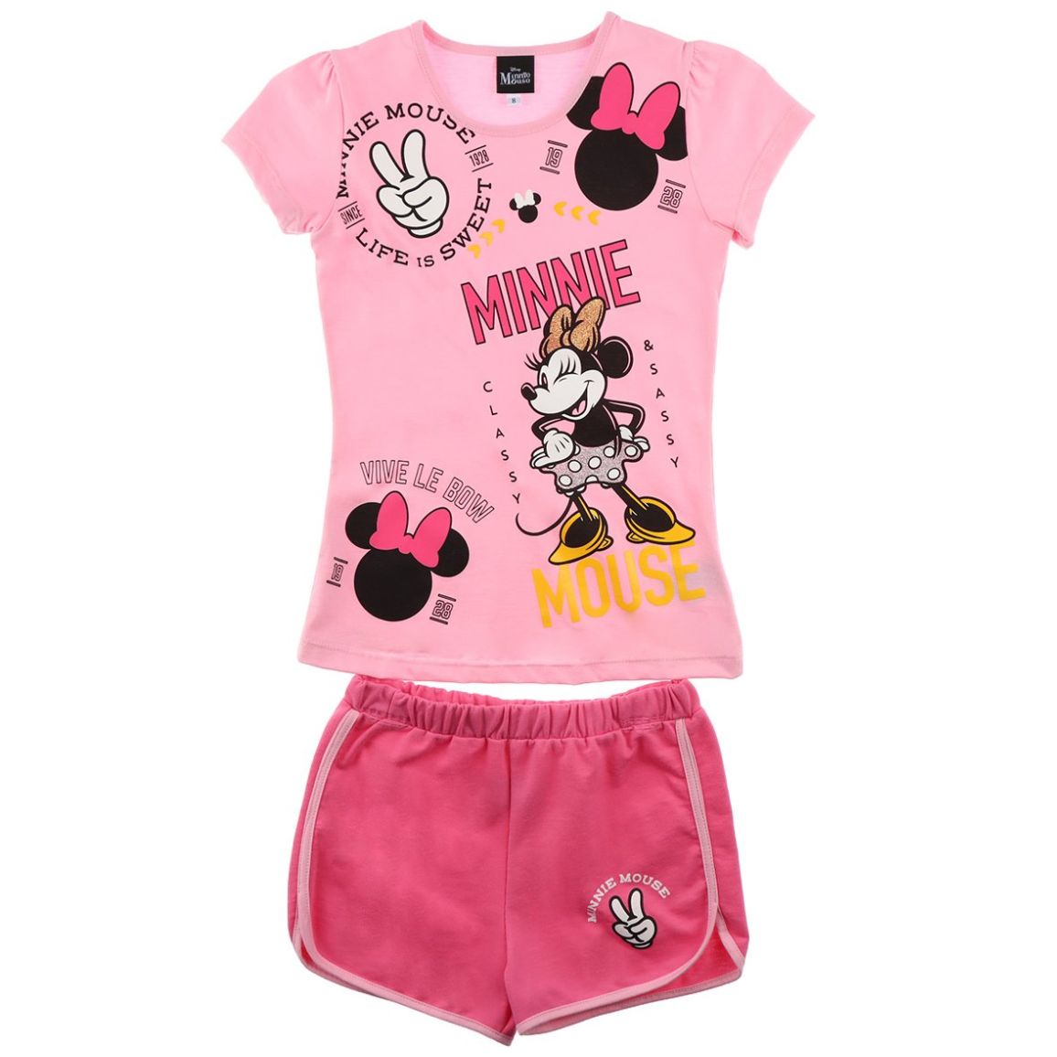 Conjunto Playera y Short Minnie Mouse Disney para Niña