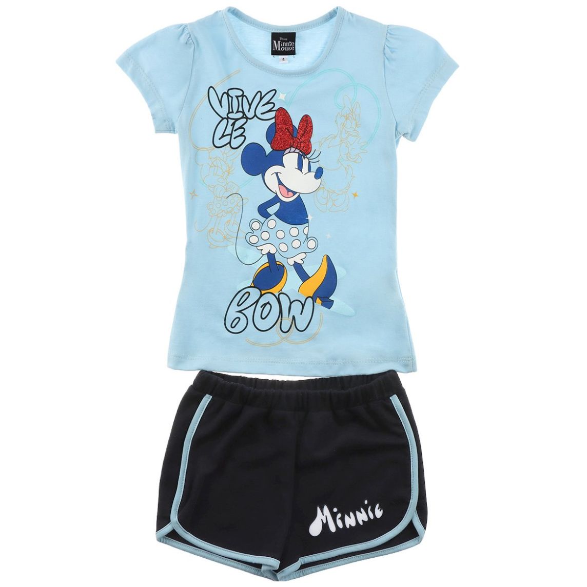 Conjunto Minnie Mouse Short y Playera Disney Niña Toddler