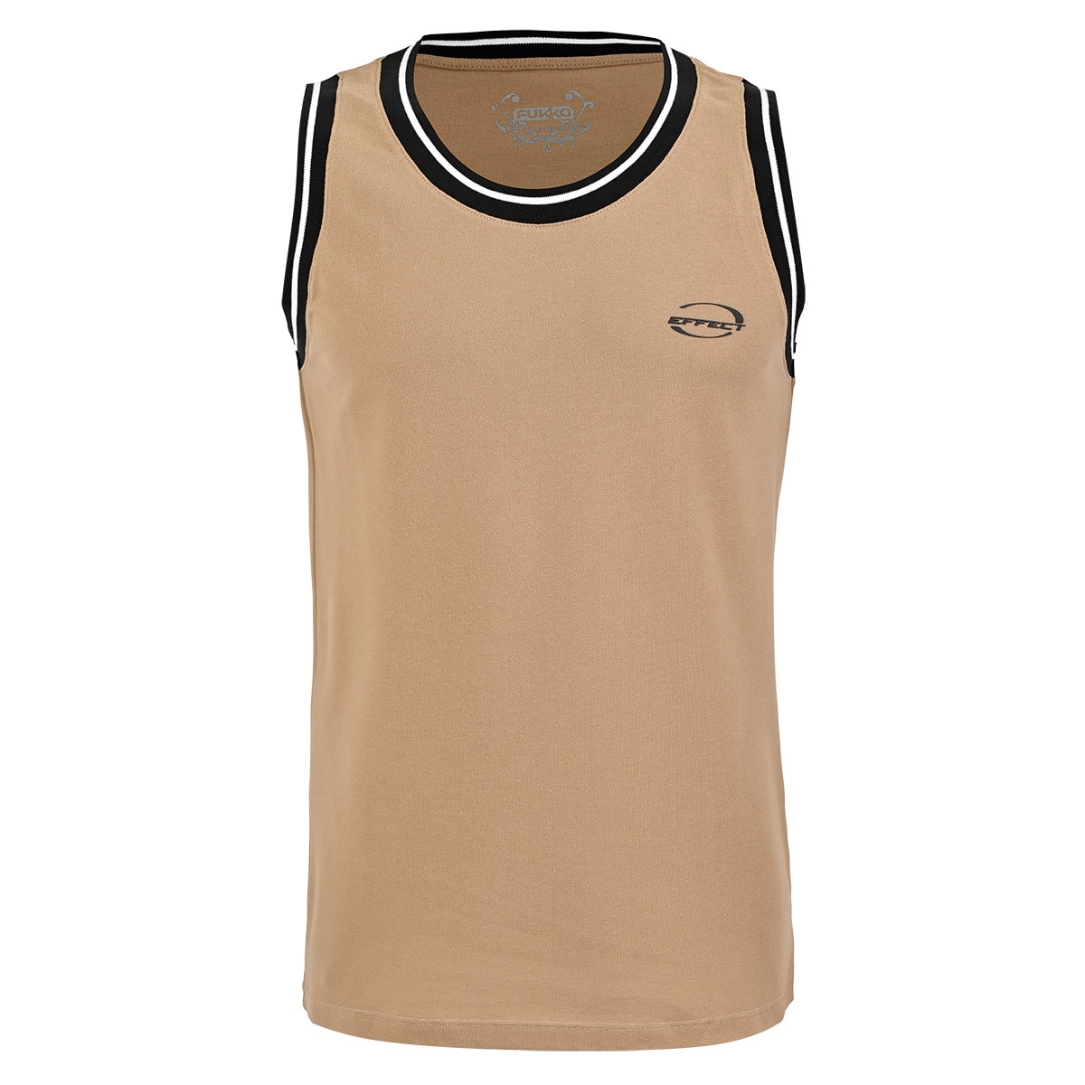 Tank Top Regular Fit Fukka Diseño Contraste para Hombre