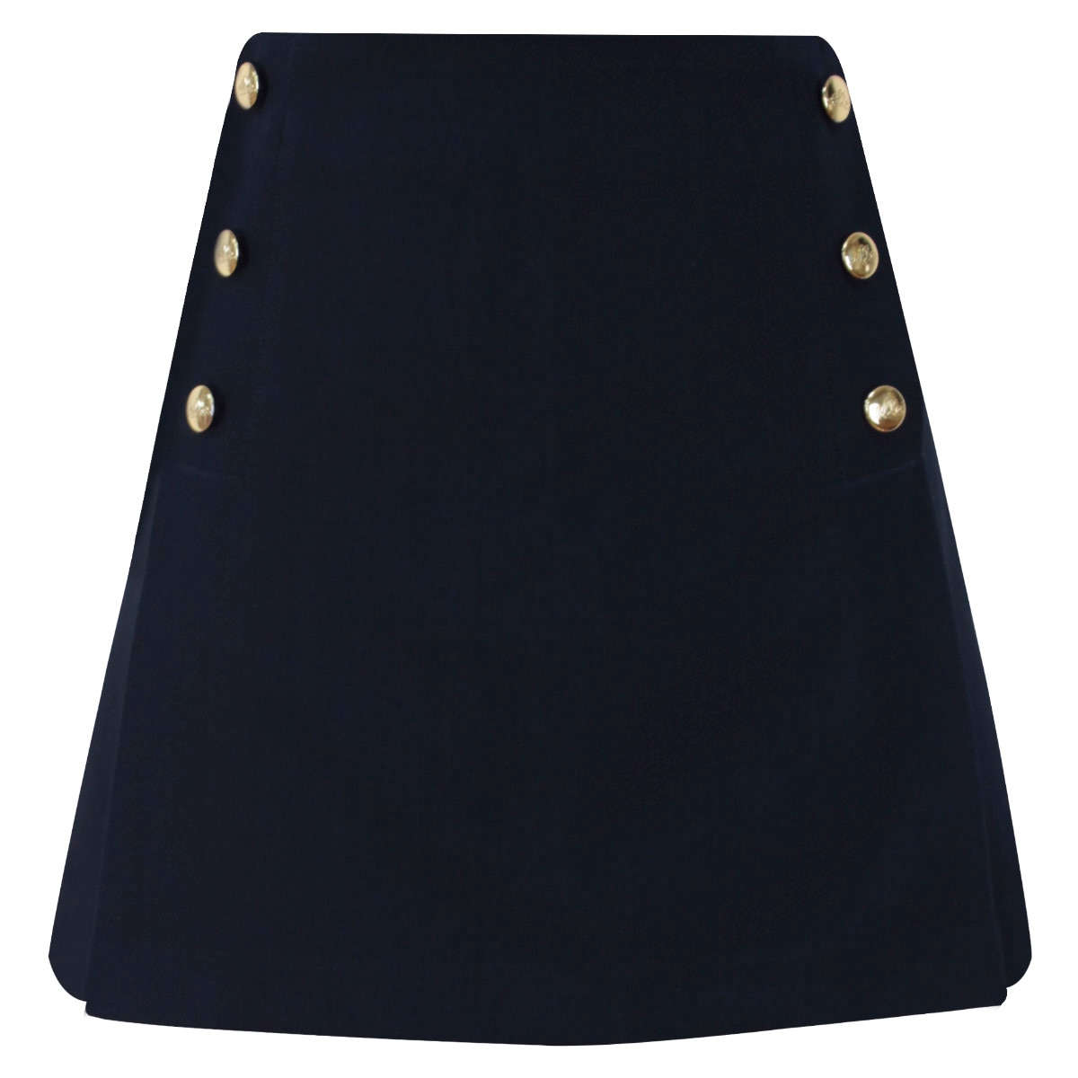 Falda Short con Detalle de Botones en Contraste Elle para Mujer
