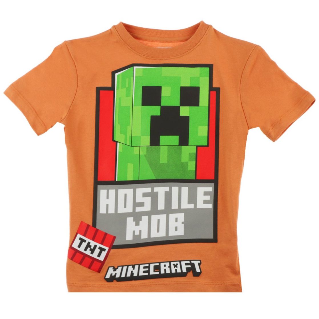 Playera Estampado Gráfico Completo Minecraft Microsoft Niño